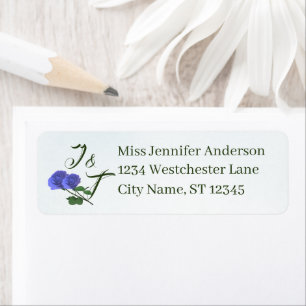 katholische Misty-Blue & Green Mit Monogramm