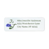 katholische Misty-Blue & Green Mit Monogramm (Vorne)