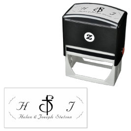 Katholische Monogramm 'Nuptial Grace' Permastempel