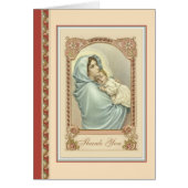 Katholische Mutter Mary Baby Jesus danke (Vorne)