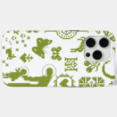 Katholische Mutter unseres Schöpfers Grün Case-Mate iPhone Hülle (Rückseite (Horizontal))