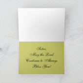 Katholische Nonnen-"50. Jubiläum-" Karte (Innenseite)