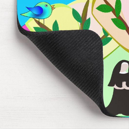 Katholische Nonnen-goldene Jubiläum-Geschenke Mousepad (Ecke)