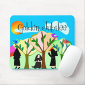 Katholische Nonnen-goldene Jubiläum-Geschenke Mousepad (Mit Mouse)