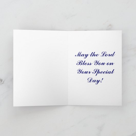 Katholische Nonnen-goldene Jubiläum-Karten Karte (Innenseite)