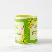 Katholische Nonnen-goldene Jubiläum-Karten Zweifarbige Tasse (Mittel)