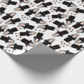 Katholische Nonnen in schwarzen Gewohnheiten Klein Geschenkpapier (Ecke)