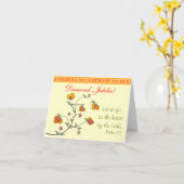 Katholische Nonnen-Jubliäum-Karte Karte (Gelbe Blume)