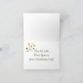 Katholische Nonnen-Jubliäum-Karte Karte (Innenseite)