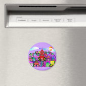 Katholische Nonnen Kunst "Kirchenführung" Magnet (In Situ (Geschirrspüler))