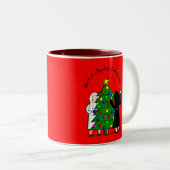 Katholische Nonnen-Kunst-Weihnachtskarten u. Zweifarbige Tasse (VorderseiteRechts)