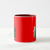 Katholische Nonnen-Kunst-Weihnachtskarten u. Zweifarbige Tasse (Mittel)