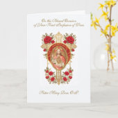 Katholische Nonnen Religious Profession of Vows Ca Karte (Gelbe Blume)