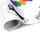 katholische Nun Geburtstag Tissue Paper Geschenkpapier (Rolleneckpunkt)