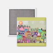 Katholische Nun & katholische Mönche Kunstgiessere Magnet (Vorderseite/Rückseite)