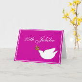 Katholische Nun "Silver25th Jubilee" Karten & Gesc (Gelbe Blume)