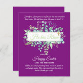 Katholische OSTTER-Karten Zitat der religiösen Ver (Vorne/Hinten)