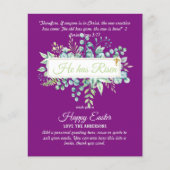 Katholische OSTTER-Karten Zitat der religiösen Ver (Vorderseite)