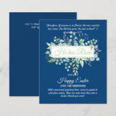 Katholische OSTTER-Karten Zitat der religiösen Ver (Vorne/Hinten)