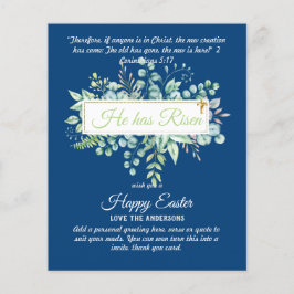 Katholische OSTTER-Karten Zitat der religiösen Ver