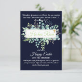 Katholische OSTTER-Karten Zitat der religiösen Ver (Stehend Vorderseite)