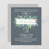 Katholische OSTTER-Karten Zitat der religiösen Ver (Vorne/Hinten)