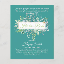 Katholische OSTTER-Karten Zitat der religiösen Ver