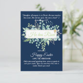 Katholische OSTTER-Karten Zitat der religiösen Ver (Stehend Vorderseite)