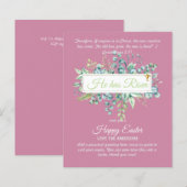 Katholische OSTTER-Karten Zitat der religiösen Ver (Vorne/Hinten)