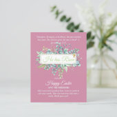 Katholische OSTTER-Karten Zitat der religiösen Ver (Stehend Vorderseite)