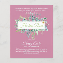 Katholische OSTTER-Karten Zitat der religiösen Ver