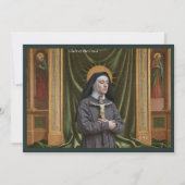 Katholische Postkarte | Saint Clare von Montefalco (Vorderseite)