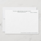 Katholische Postkarte | Saint Clare von Montefalco (Rückseite)