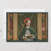 Katholische Postkarte | Saint Dymphna (Vorderseite)
