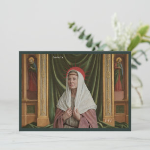 Katholische Postkarte   Saint Ludmila