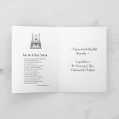 Katholische Priester-Jubiläumsortung Karte (Innenseite)