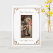 Katholische Priesterorden Religiöse Jesus-Karte Karte (Gelbe Blume)