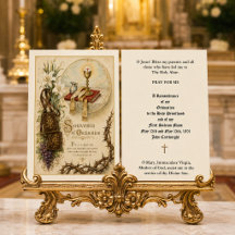 Katholische Priesterweihe-Jubiläumskarte
