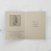 katholische Priesterwörter der Ermutigung Karte (Innenseite)