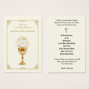 KATHOLISCHE PRIESTORDINIERUNG HOLY CARDS