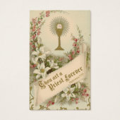 KATHOLISCHE PRIESTORDINIERUNG JAHRESHEILIGE KARTEN (Vorderseite)