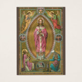 KATHOLISCHE PRIESTORDINIERUNG JAHRESHEILIGE KARTEN (Vorderseite)