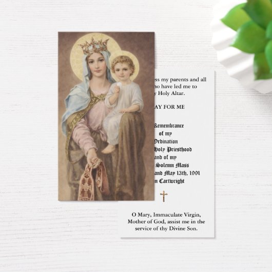 KATHOLISCHE PRIESTORDINIERUNG JAHRESHEILIGE KARTEN (Schreibtisch)