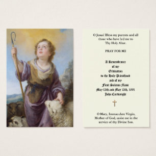 KATHOLISCHE PRIESTORDINIERUNG JAHRESHEILIGE KARTEN