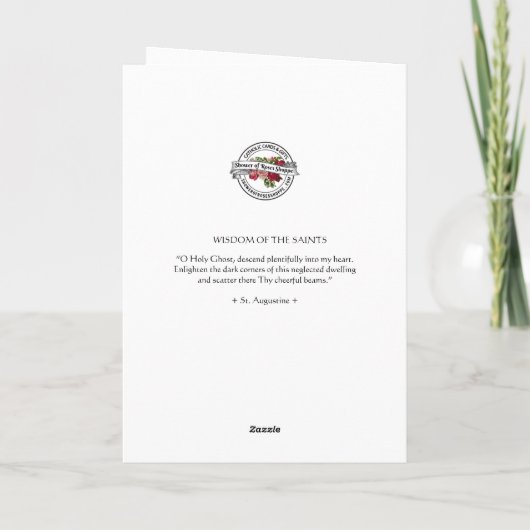 Katholische RCIA-Initiation in die Glaubenskirche Karte (Rückseite)