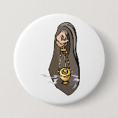 Katholische religiöse Anbetung Button (Vorderseite)