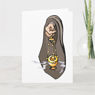 Katholische religiöse Anbetung Karte