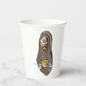 Katholische religiöse Anbetung Pappbecher (Vorderseite)