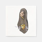 Katholische religiöse Anbetung Serviette (Vorderseite)