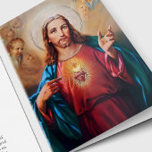 Katholische Religiöse Beerdigung des Heiligen Herz Karte